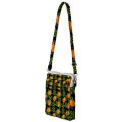 Citrus Tropical Orange Black Multi Function Travel Bag by snowwhitegirl