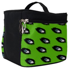 Eyes Green Make Up Travel Bag (big) by snowwhitegirl