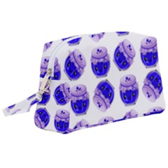 Kawaii Blueberry Jam Jar Pattern Wristlet Pouch Bag (large) by snowwhitegirl