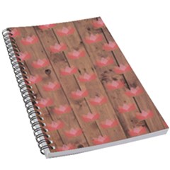 Zen Lotus Wood Wall 5 5  X 8 5  Notebook by snowwhitegirl