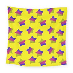 Ombre Glitter  Star Pattern Square Tapestry (large)