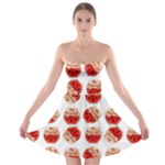Kawaii Jam Jar Pattern Strapless Bra Top Dress