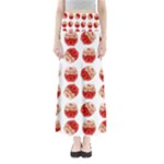 Kawaii Jam Jar Pattern Full Length Maxi Skirt