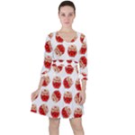 Kawaii Jam Jar Pattern Ruffle Dress