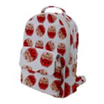 Kawaii Jam Jar Pattern Flap Pocket Backpack (Large)