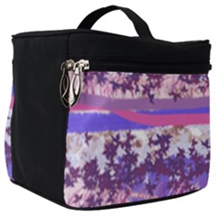 Abstract Pastel Pink Blue Make Up Travel Bag (big) by snowwhitegirl