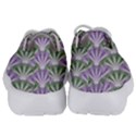 Vintage Scallop Violet Green Pattern Kids  Lightweight Sports Shoes View4