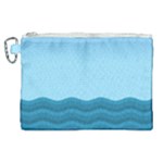 Making Waves Canvas Cosmetic Bag (XL)