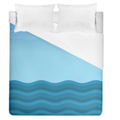 Making Waves Duvet Cover (queen Size) by WensdaiAmbrose