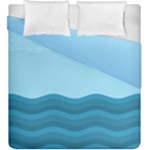 Making Waves Duvet Cover Double Side (King Size)