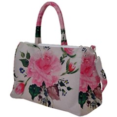 Margaret s Rose Duffel Travel Bag by Riverwoman