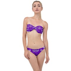 Happy  Day Valentines Every Day Classic Bandeau Bikini Set by pepitasart