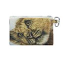 Lion Cub Canvas Cosmetic Bag (Medium) View2