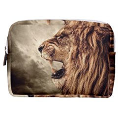 Roaring Lion Make Up Pouch (medium) by Sudhe