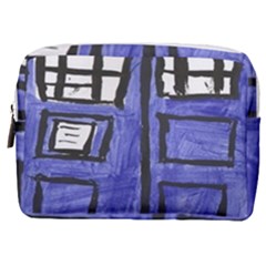 Tardis Painting Make Up Pouch (medium) by Sudhe