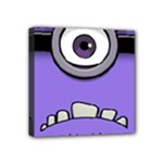 Evil Purple Mini Canvas 4  x 4  (Stretched)