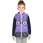 Evil Purple Kids  Hooded Puffer Vest