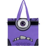 Evil Purple Canvas Travel Bag