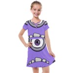 Evil Purple Kids  Cross Web Dress