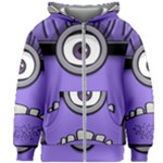 Evil Purple Kids  Zipper Hoodie Without Drawstring