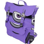 Evil Purple Buckle Up Backpack