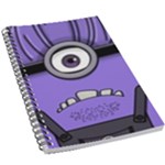 Evil Purple 5.5  x 8.5  Notebook