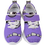 Evil Purple Kids  Velcro Strap Shoes