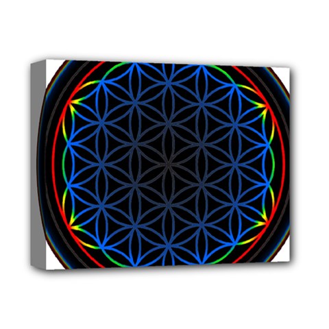 Flower Of Life Deluxe Canvas 14  X 11  (stretched)