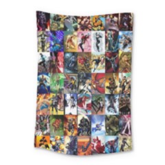 Comic Book Images Small Tapestry by Sudhe
