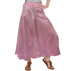 Lovely Hearts Satin Palazzo Pants by lucia