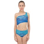 Into the Chill  Spliced Up Two Piece Swimsuit