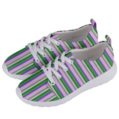 Candy Stripes 2 Women s Lightweight Sports Shoes by retrotoomoderndesigns