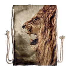 Roaring Lion Drawstring Bag (large) by Sudhe