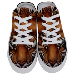 The Tiger Face Half Slippers