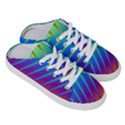 Abstract Fractal Multicolored Background Half Slippers View3