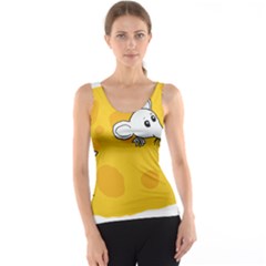 Rat Mouse Cheese Animal Mammal Tank Top by Sudhe