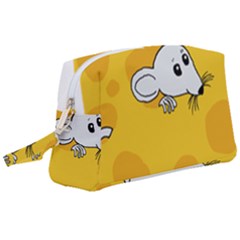 Rat Mouse Cheese Animal Mammal Wristlet Pouch Bag (large) by Sudhe