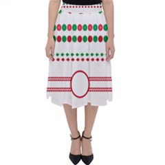 Christmas Borders Frames Holiday Classic Midi Skirt by Sudhe
