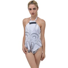 Wheel Skin Cover Go With The Flow One Piece Swimsuit by Sudhe