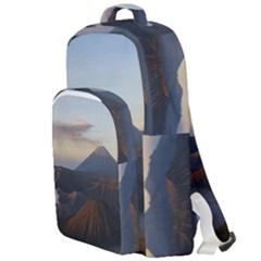 Sunrise Mount Bromo Tengger Semeru National Park  Indonesia Double Compartment Backpack by Sudhe
