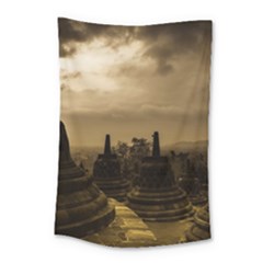Borobudur Temple  Indonesia Small Tapestry by Sudhe