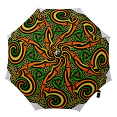 Celtic Celts Circle Color Colors Hook Handle Umbrellas (small) by Sudhe