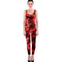 Red Chili One Piece Catsuit by Sudhe