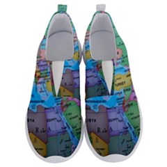 Globe World Map Maps Europe No Lace Lightweight Shoes by Sudhe