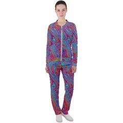 Fractal Bright Fantasy Design Casual Jacket And Pants Set by Sudhe