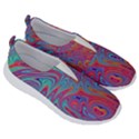 Fractal Bright Fantasy Design No Lace Lightweight Shoes View3