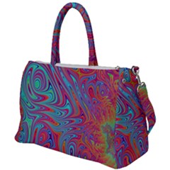 Fractal Bright Fantasy Design Duffel Travel Bag by Sudhe