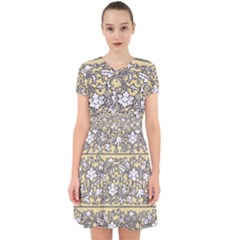 Floral Pattern Background Adorable In Chiffon Dress by Sudhe