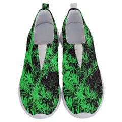 Green Etched Background No Lace Lightweight Shoes by Sudhe