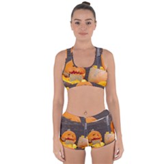 Old Crumpled Pumpkin Racerback Boyleg Bikini Set by rsooll